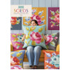 Garden Rose Embriodery Cushion - Teal